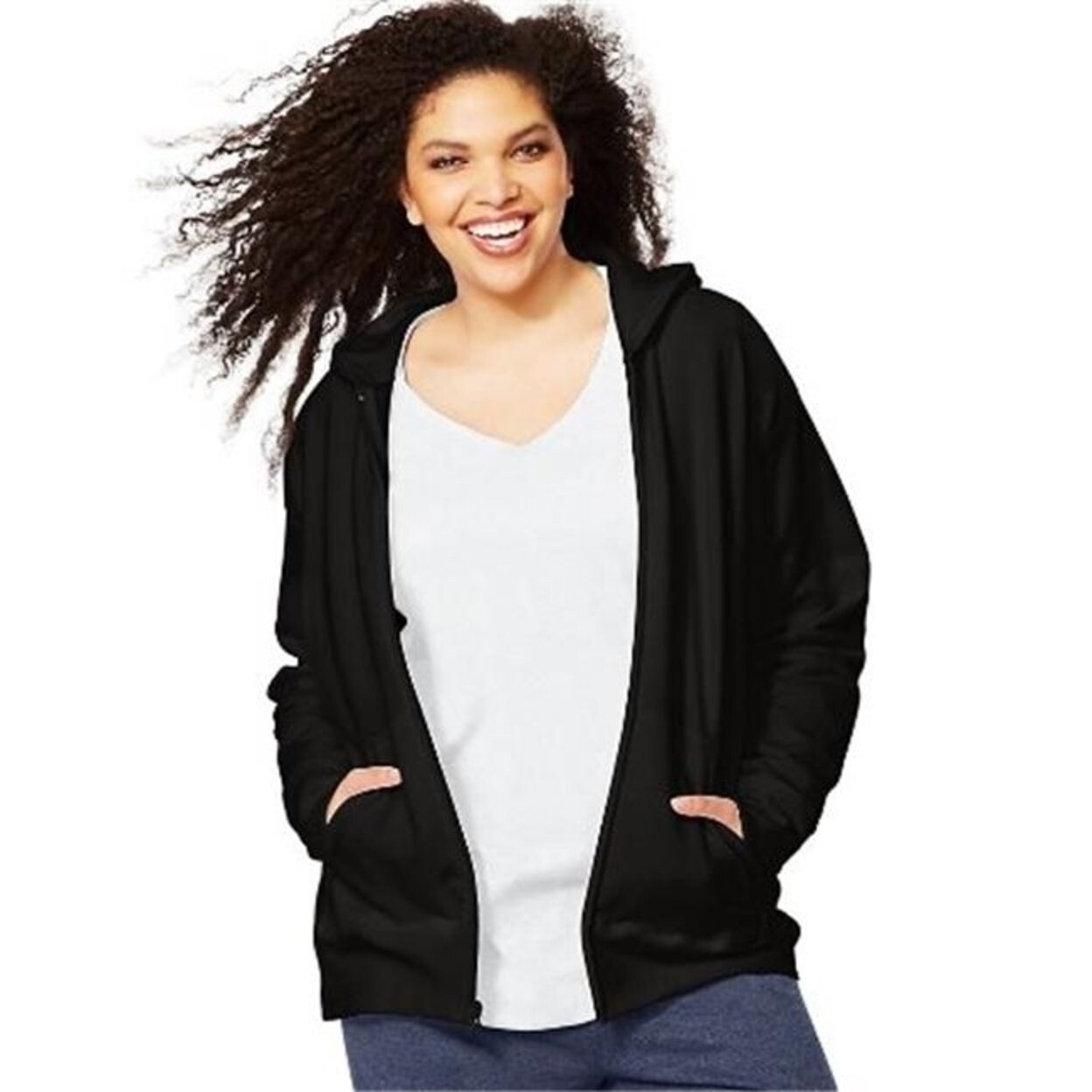 Shop Just My Size Oj105 Comfortsoft Eco Smart Fleece Full Zip