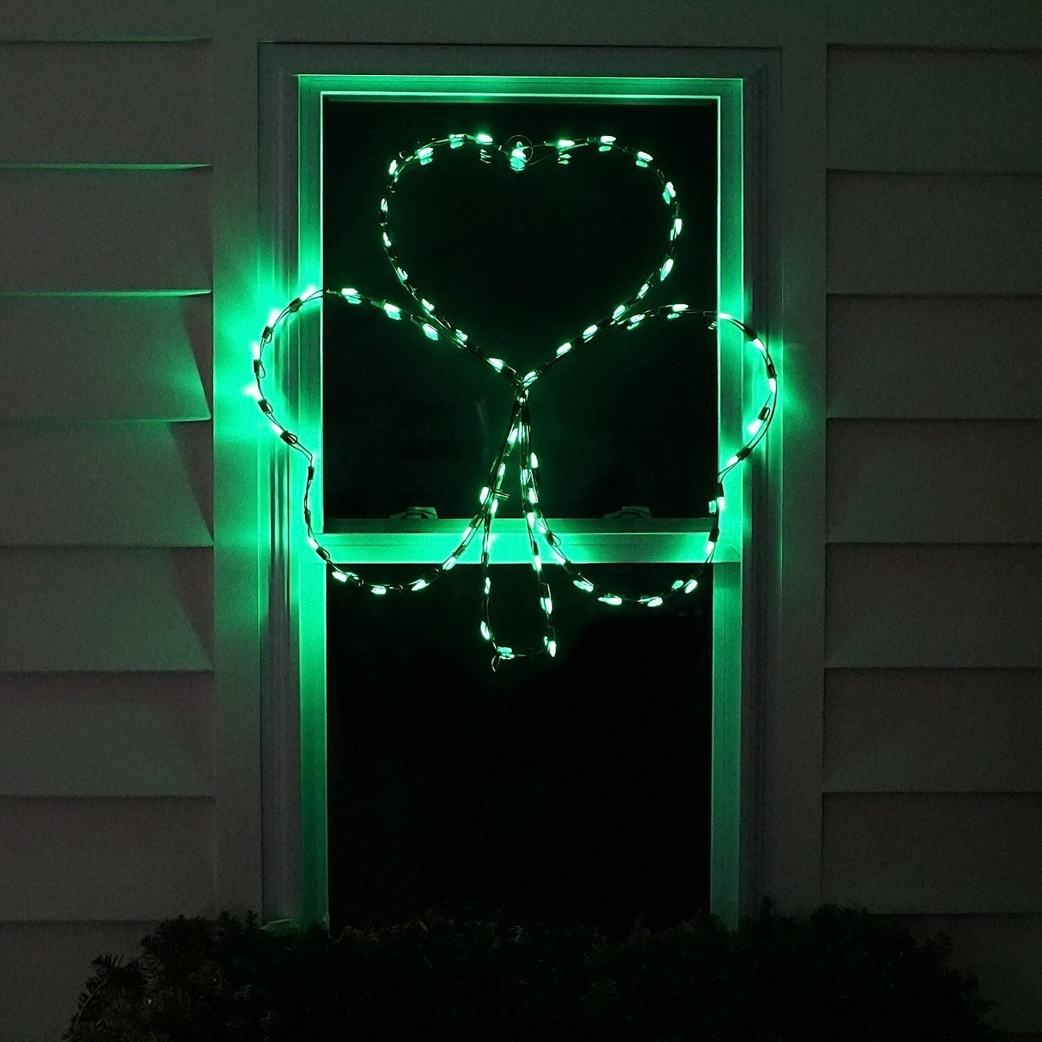 Shop 29 Led Lighted Irish St Patrick S Day Shamrock Window