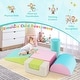 preview thumbnail 5 of 7, Gymax 6 PCS Kids Climber Play Set Indoor Foam Climb & Crawl Activity