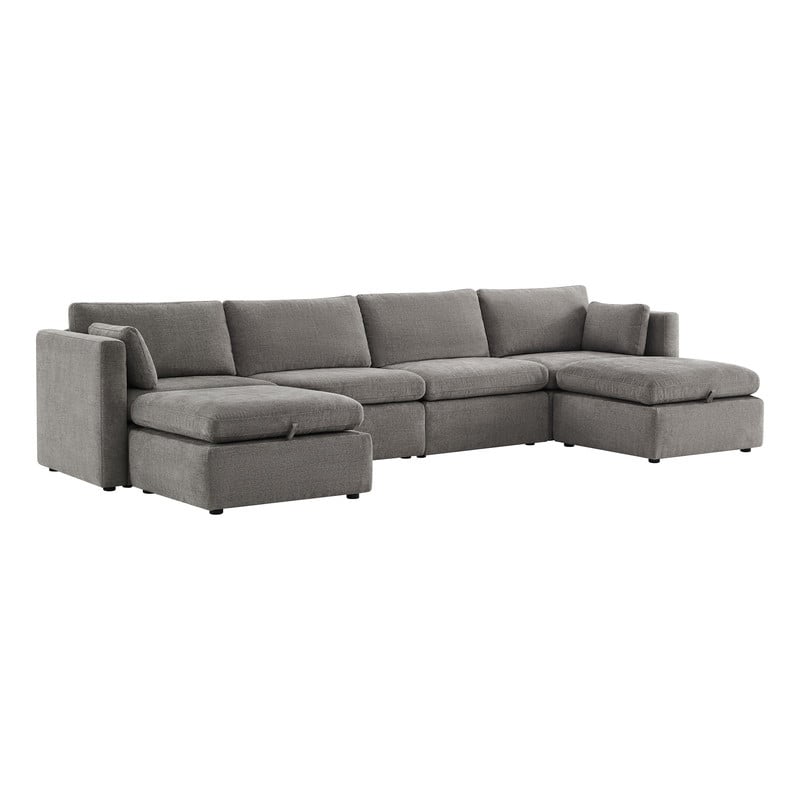 Mia Oversized Modular Sectional Fabric Sofa