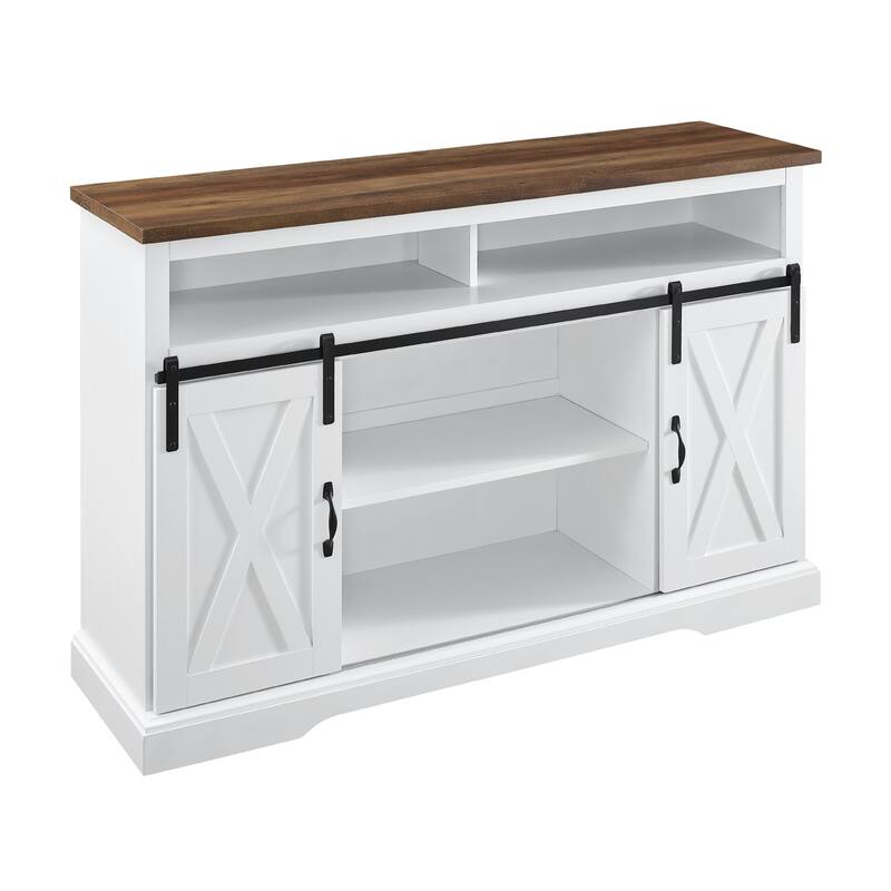 Middlebrook 52-inch Highboy Sliding Barn Door TV Stand
