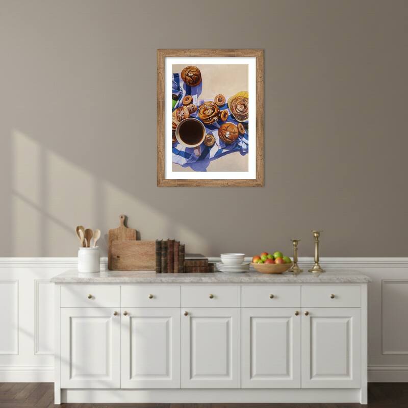 Winter Is Over by Anna Zdanowicz Wood Framed Wall Art Print