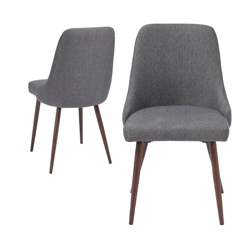 Upholstery Side Dining Chair Set of 2