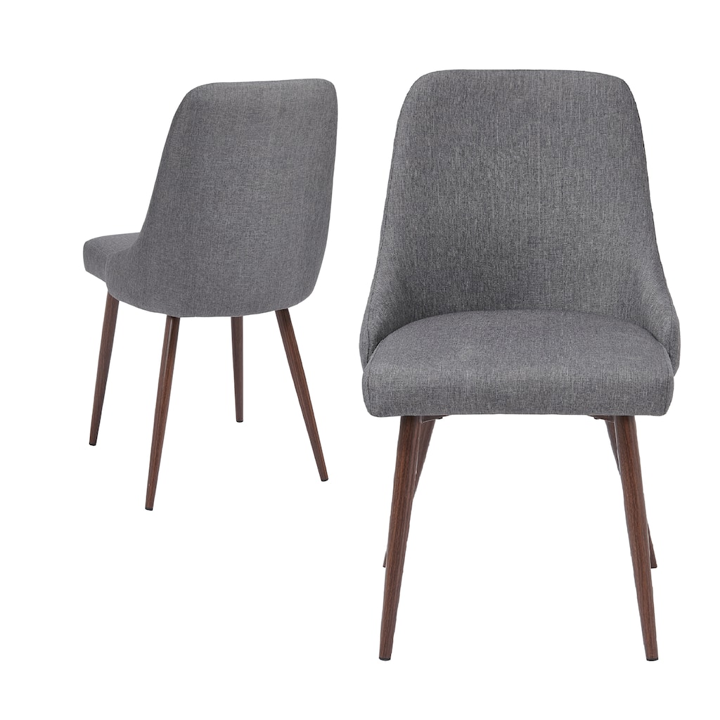 Upholstery Side Dining Chair Set of 2