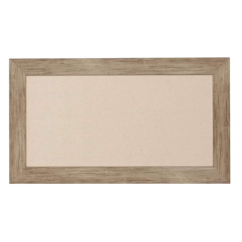 DesignOvation Beatrice Framed Linen Fabric Pinboard