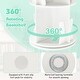 preview thumbnail 18 of 16, MDF Kids Rotating Bookshelf 8 Compartments 360-degree Swivel with Bunny Baffles - 16" L x 16” W x 25.5" H