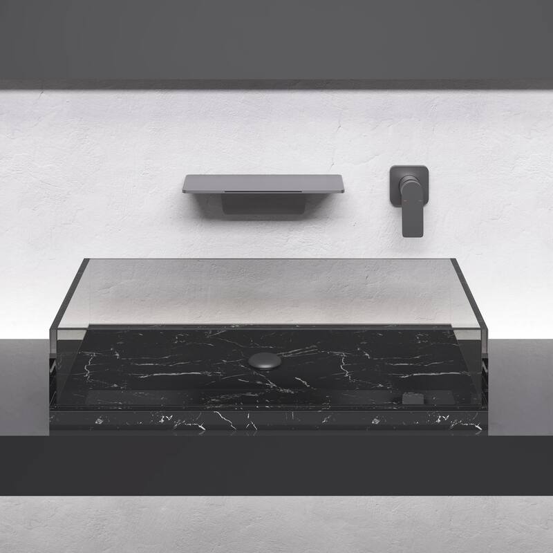 Wall mount Waterfall Bathroom Sink Faucet