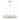 Broche 6 Light Matte White Pendant - 24"W x 5"H x 24"D