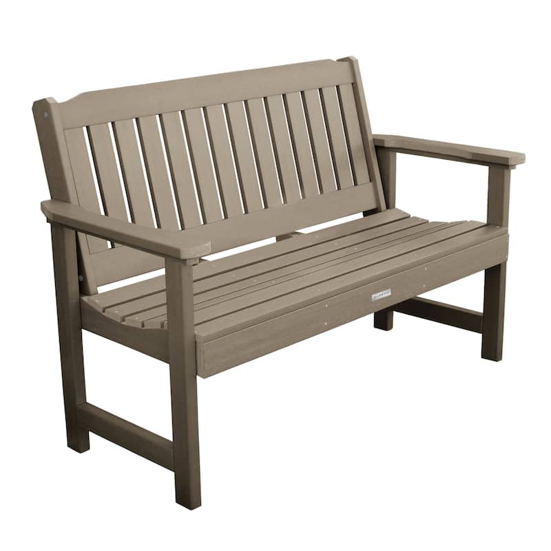 HIGHWOOD Lehigh 5-foot Eco-friendly Synthetic Wood Garden Bench - Woodland Brown