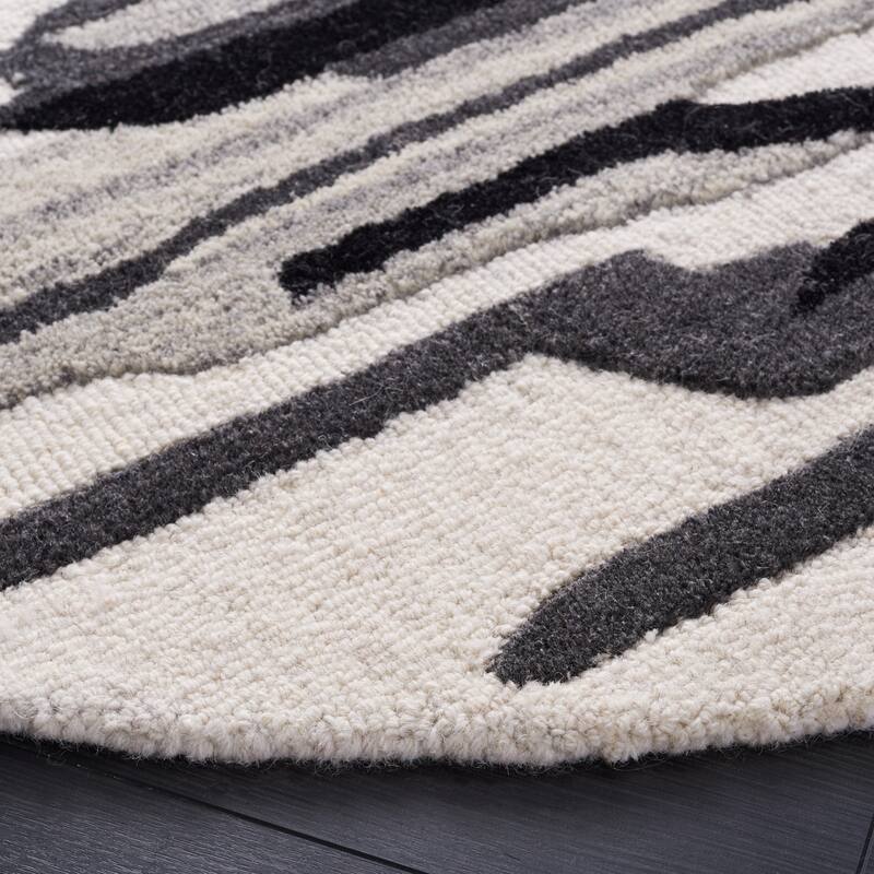 SAFAVIEH Handmade Rodeo Drive Jaelyn Mid-Century Modern Wool Rug