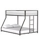 preview thumbnail 13 of 11, Twin over Full Bunk Bed With Exchangeable Ladder
