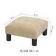 preview thumbnail 14 of 18, Adeco Ottoman Upholstered Fabric Footrest Pet Steps Dog Stair Stool
