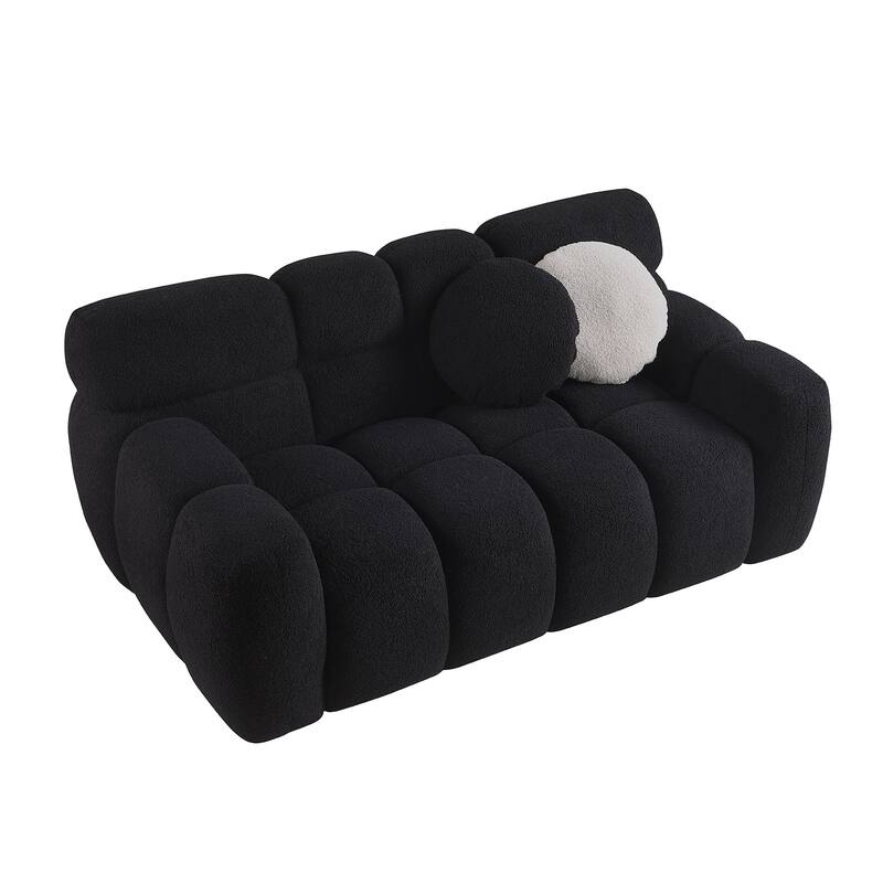 Modern ergonomic marshmallow sofa for living room