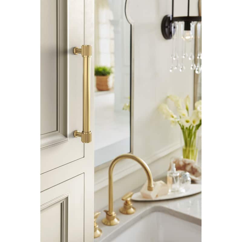 Amerock BP37805 Farewind 6-5/16" Center to Center Fluted Bar Cabinet