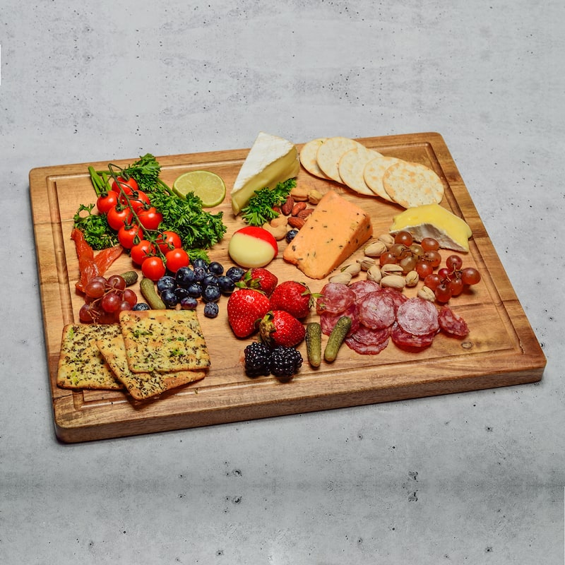 NCAA Nebraska University Cornhuskers Bamboo Cheese & Charcuterie Board