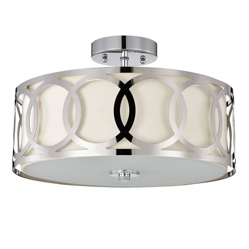 3-light Semi-Flush Mount