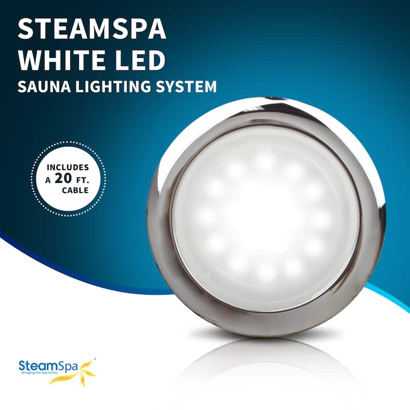 SteamSpa White LED Lighting System