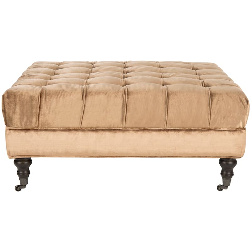 SAFAVIEH Ayesha Cocktail Ottoman - Golden Bronze