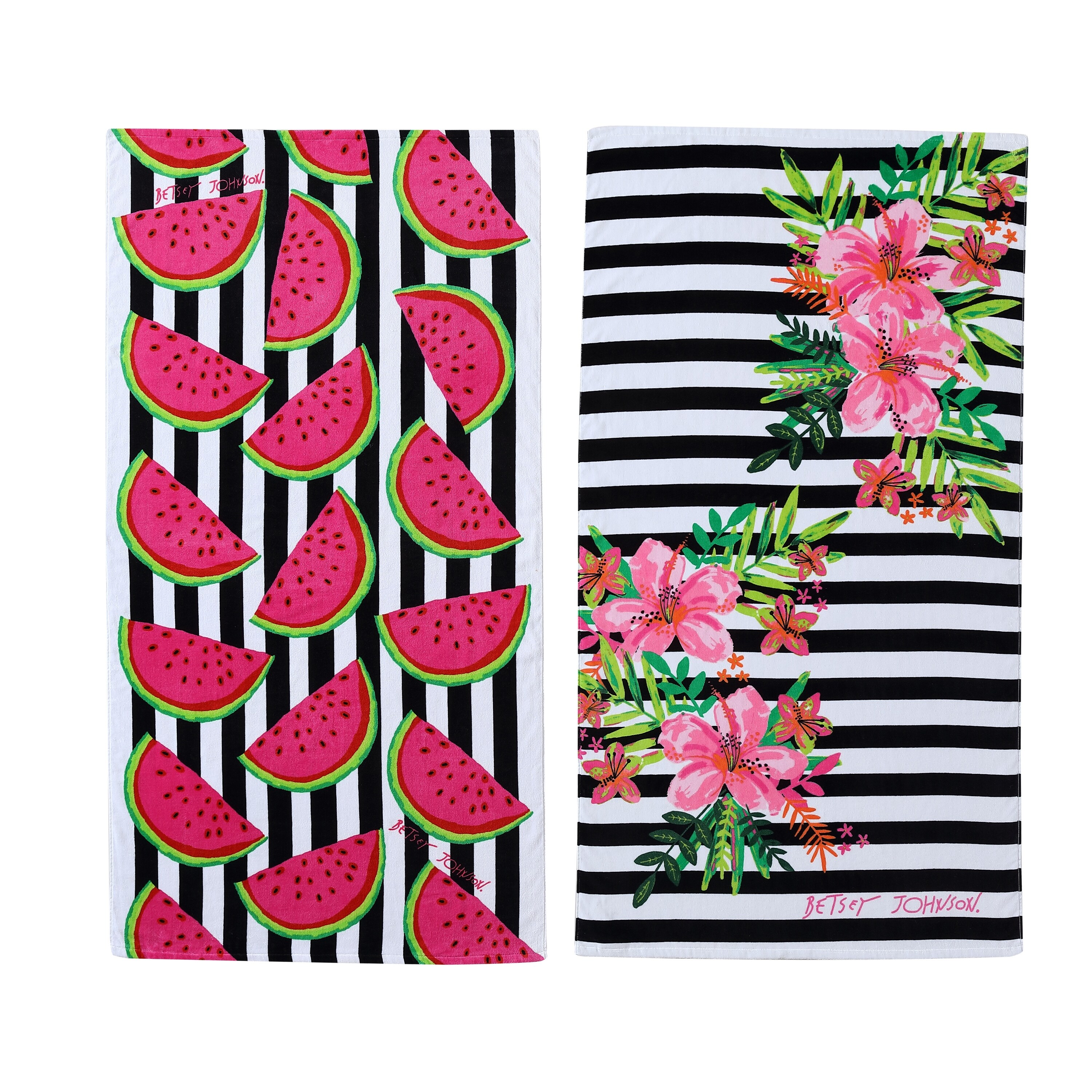 Details about   BETSEY JOHNSON SKULLS STRIPES BEACH POOL TOWEL AND MAT SET BLACK AND BLUE NWT 