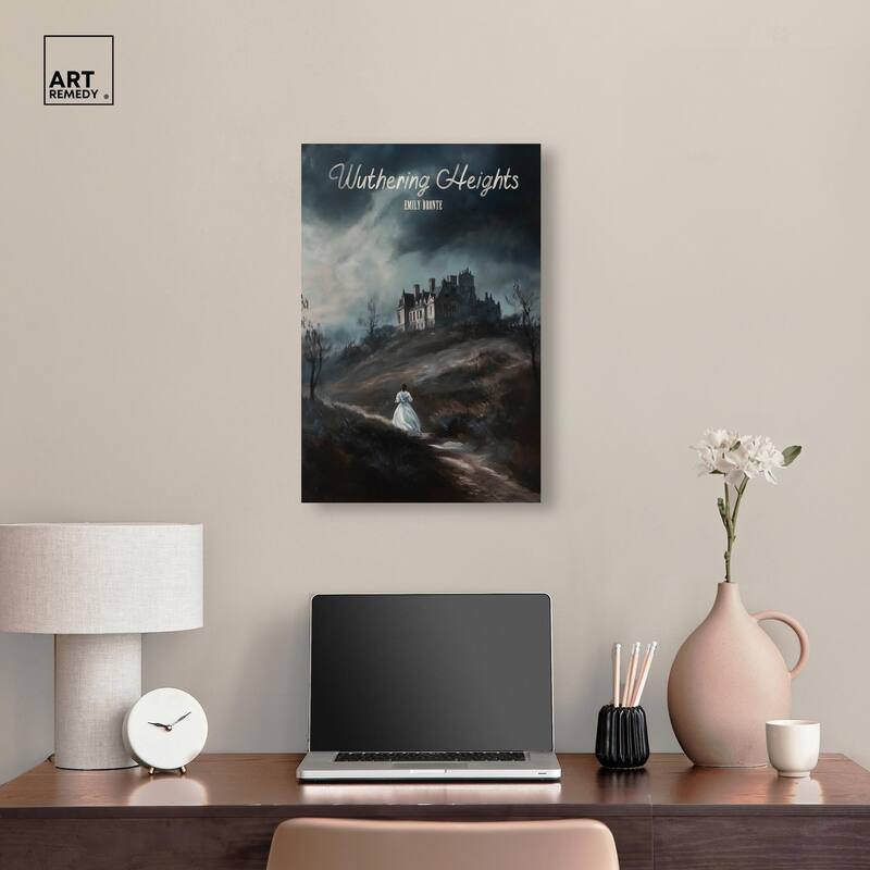 Wuthering Heights Cover Canvas by Art Remedy, Gallery Wrapped