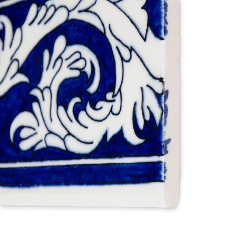 Merola Tile Provincial Deco Marina 6" x 6" Porcelain Wall Tile - (1 Tile)