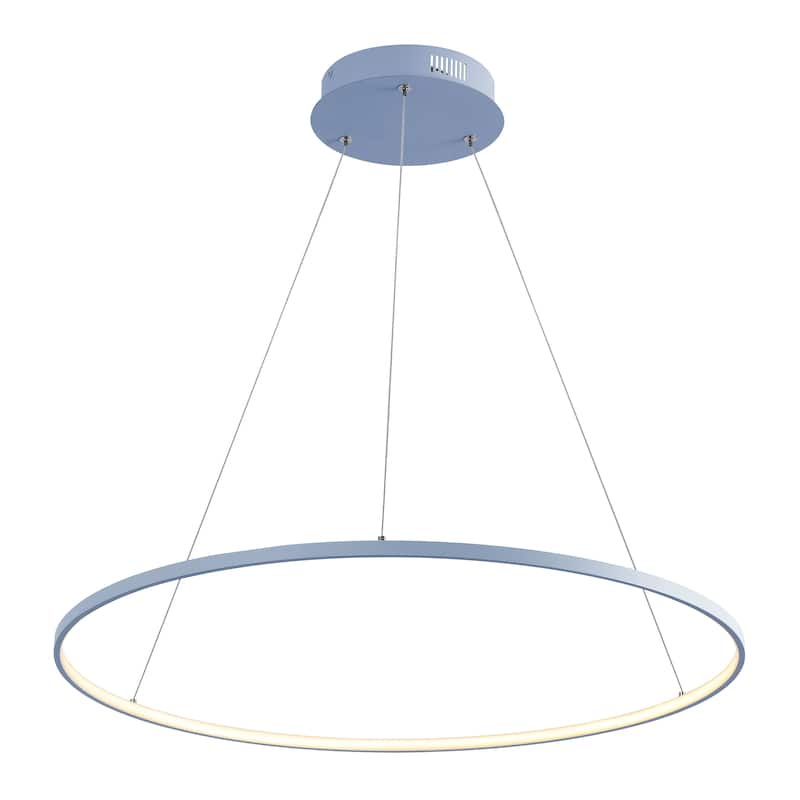 Kinsley Modern Bohemian Iron Integrated LED Pendant by JONATHAN Y