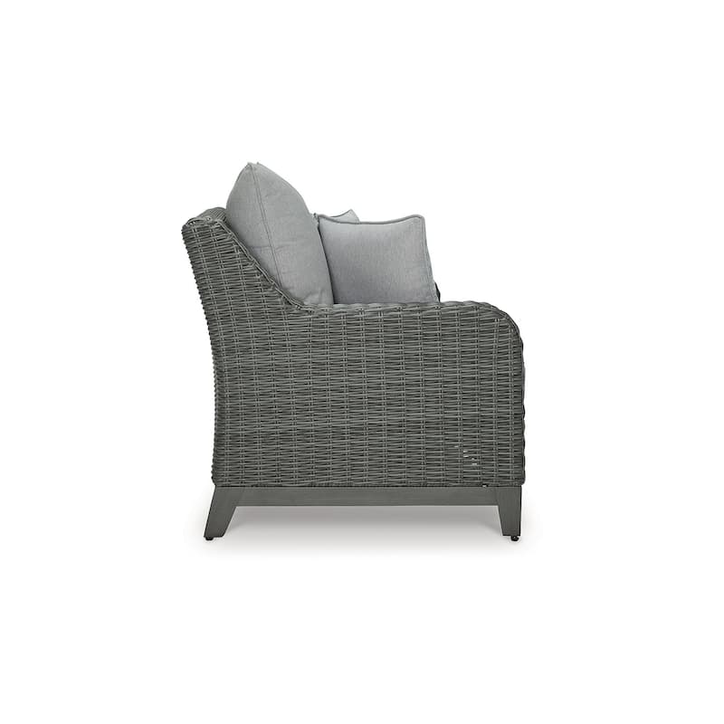 Signature Design by Ashley Elite Park Outdoor Loveseat - 57"W x 36"D x 33"H