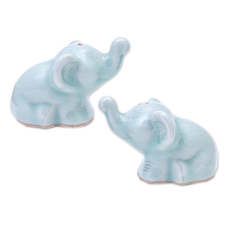 Novica Handmade Ceramic Salt Pepper Set (3 Pieces)