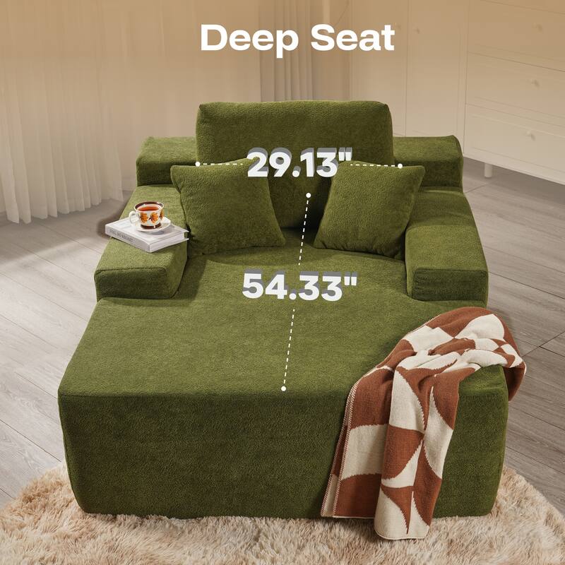 ​​OVIOS Modern Minimalist No-Assembly Living Room Set​