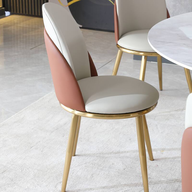 PU Leather Dining Chairs Set of 2