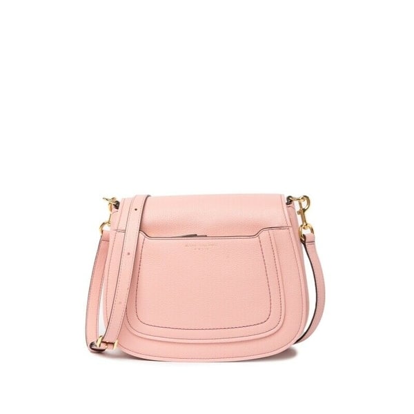 Shop Marc Jacobs Empire City Mini Messenger Leather Crossbody Bag Overstock 27995677 Rose