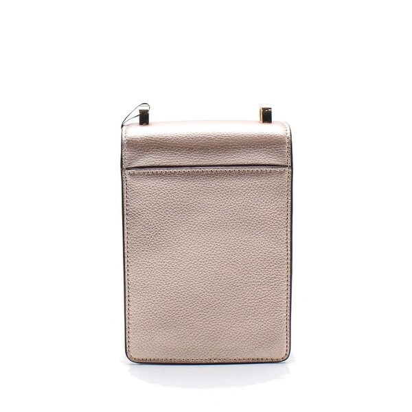 dkny elissa pebbled charm chain strap crossbody