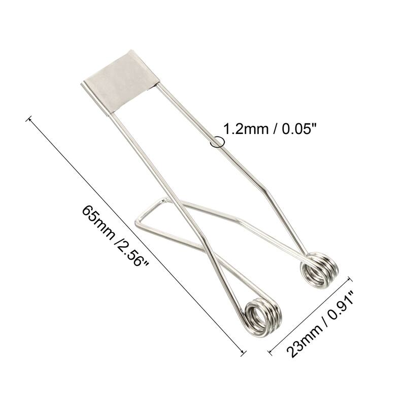 Downlight Spring Clip Ceiling Lamp Recessed Lighting Fix Clamps - 65x23mm, 10pcs