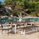 Option Sandblasted Dark Brown/White Rustic Metal