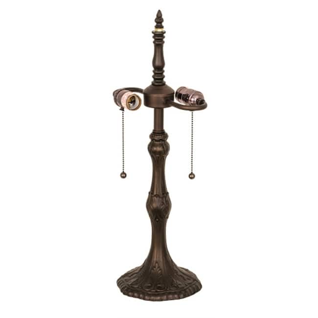 Meyda Tiffany 127172 Capri 22" Tall Lamp Base - Mahogany Bronze
