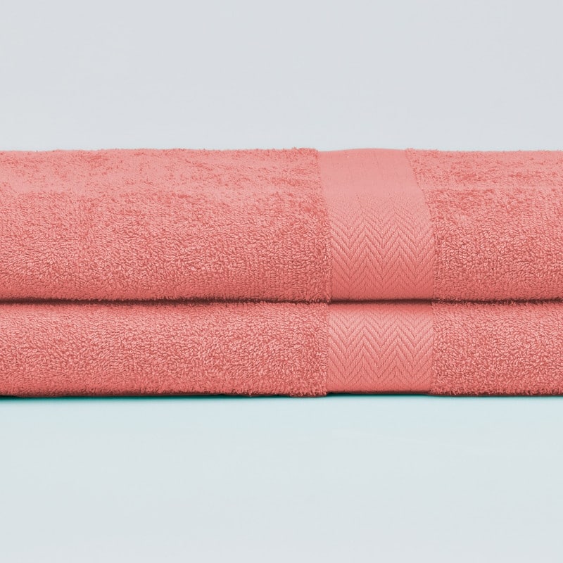 Deluxe 2-Piece 100 Cotton Bath Sheet