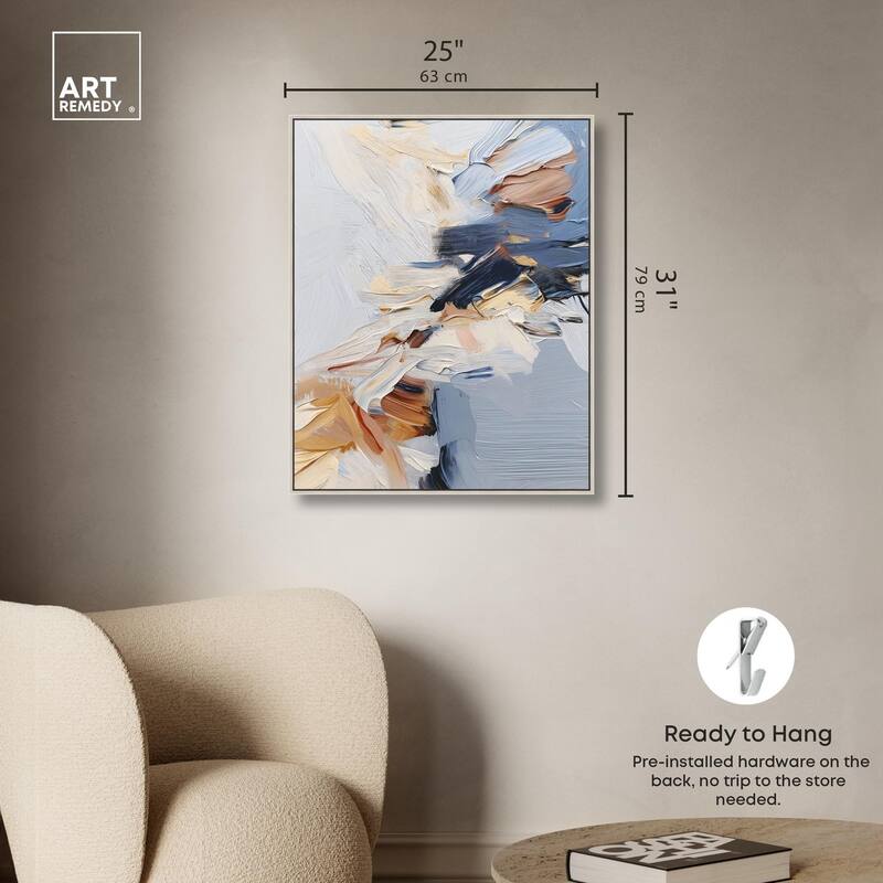 A Symphony in White II Canvas by Art Remedy