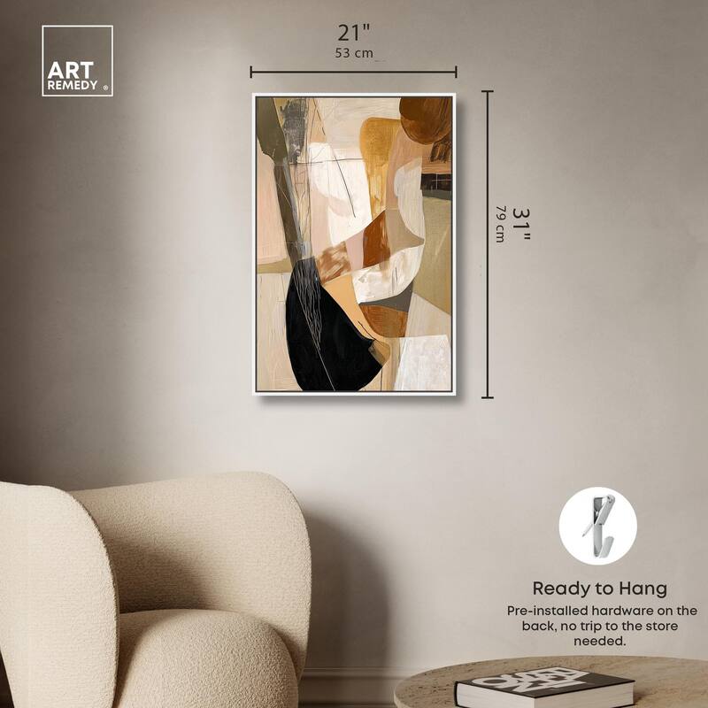 Tactile Depth II Canvas by Art Remedy