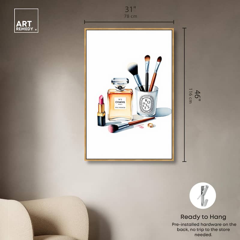 Bottle Beauty Canvas by Art Remedy