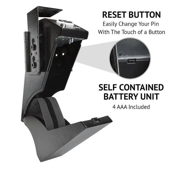 Shop Ivation Quick Access Under Desk Gun Safe With Keypad