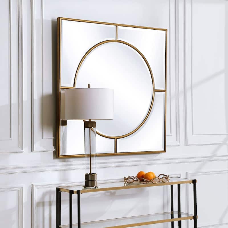 Uttermost Stanford 48" Square Decorative Urban Modern Wall Mirror