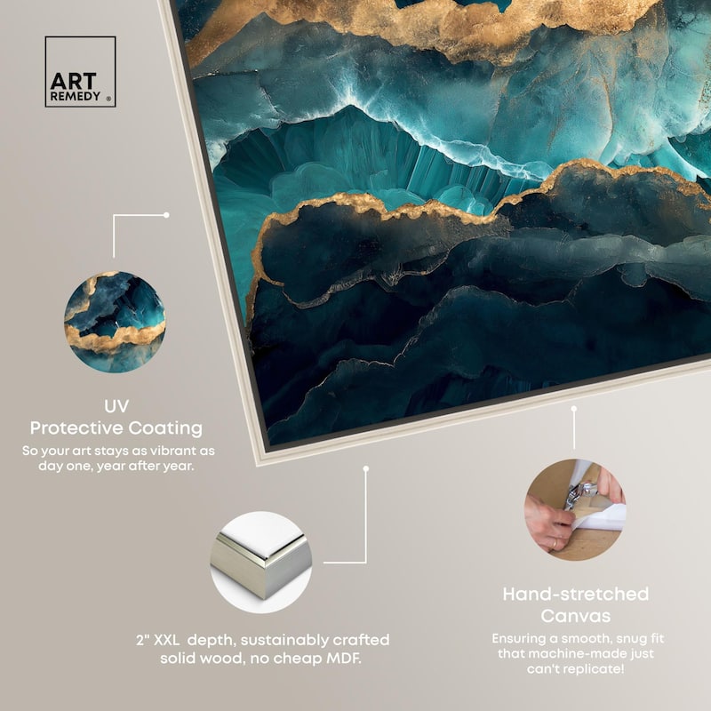 Power Edge I Canvas by Art Remedy