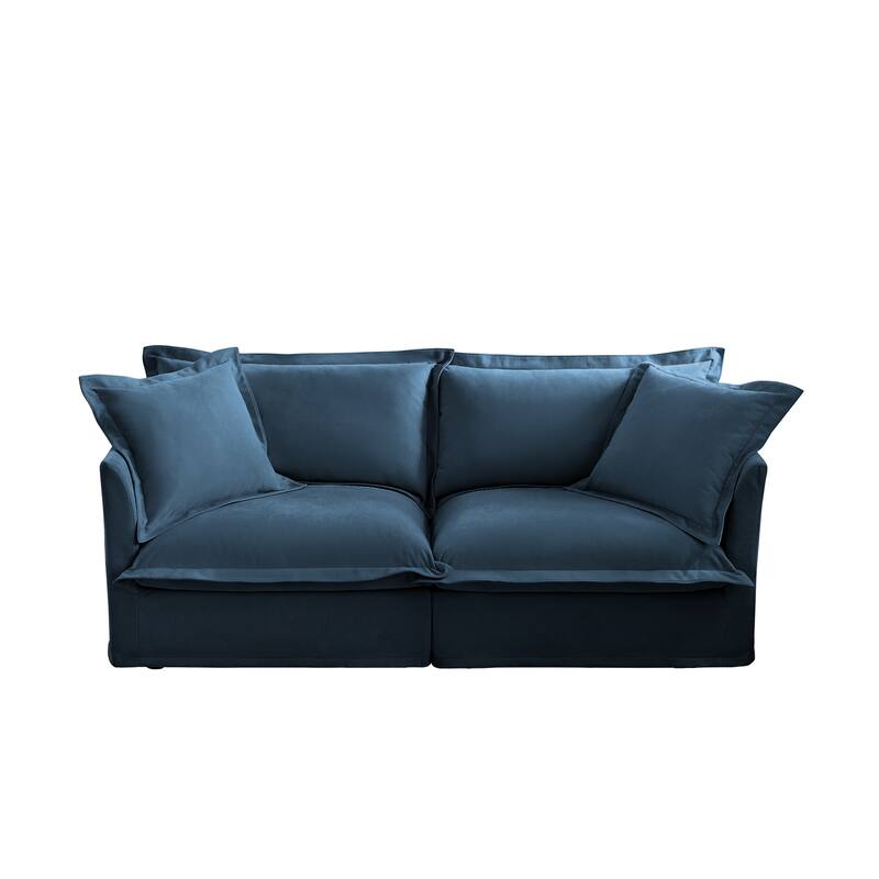 83.4″ Chenille Modular 3-Seater Sofa with Washable Covers & 300 lb Capacity