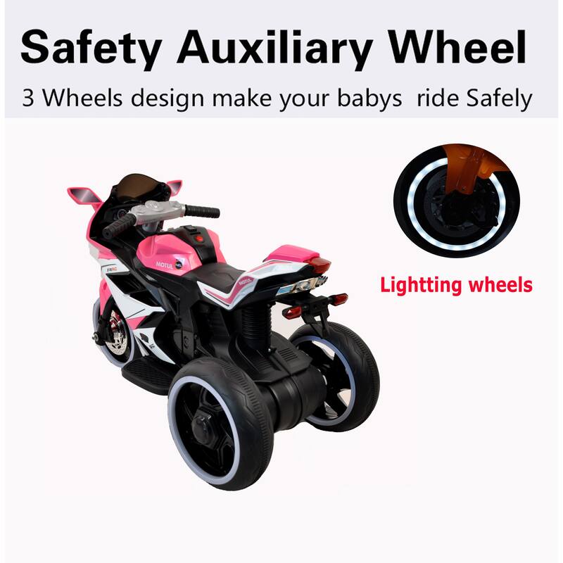Pink Kids Electric motorcycle Kids electric car/electric ride on