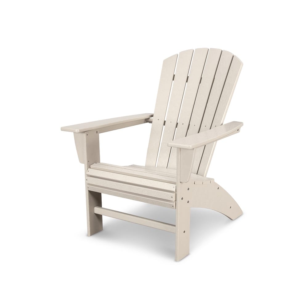 POLYWOOD Nautical Curveback Adirondack Chair