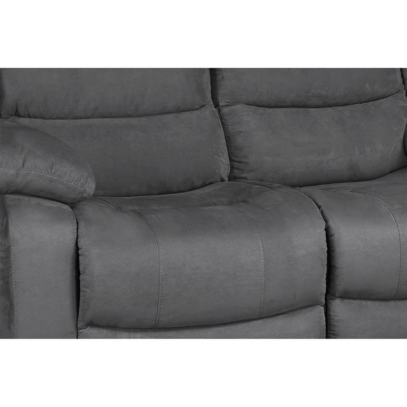 82" Width Polyester/Suede 5-Piece Manual Reclining Sectional Sofa