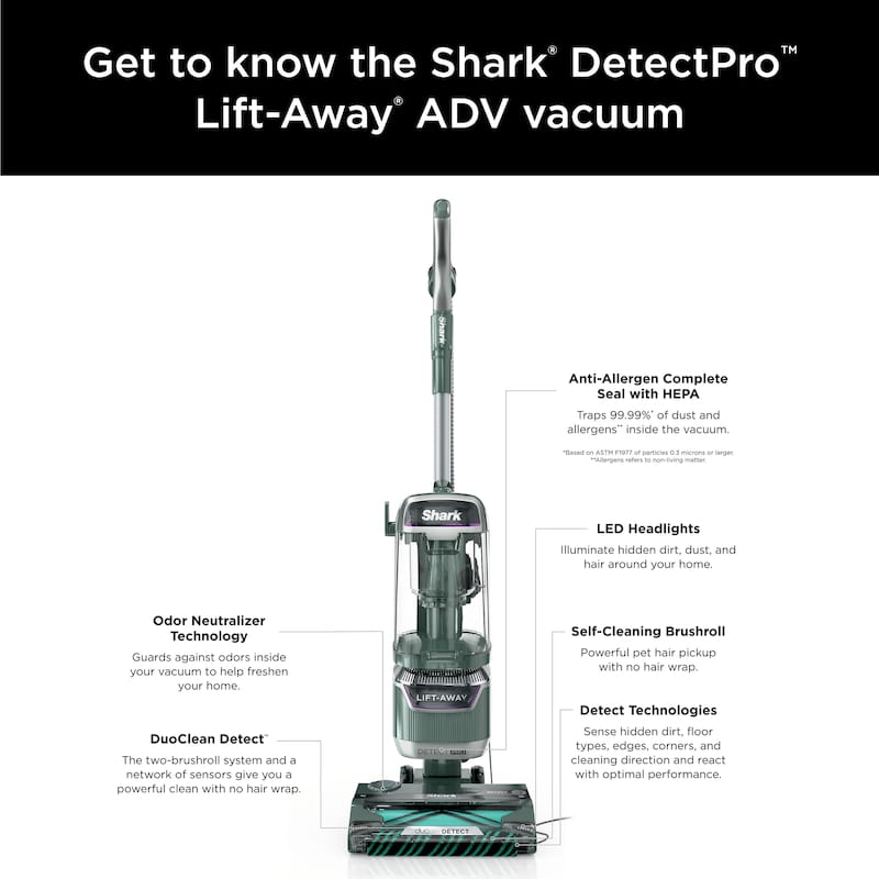 Shark Detect Pro Lift-Away ADV Bagless Upright Vacuum