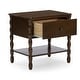 preview thumbnail 24 of 33, Max and Lily Jenny Lind Nightstand with 1 Drawer and Bottom Shelf