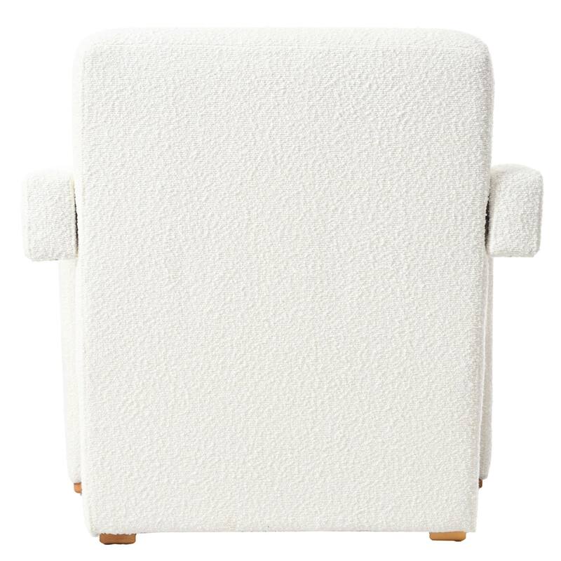 Smooth Right Angle Armrest Living Room Lounge Chair