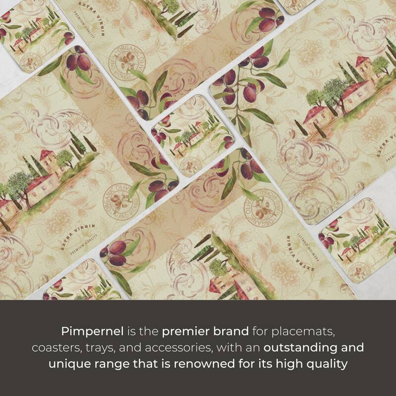 Portmeirion Olive Orchard Coasters, Set of 6